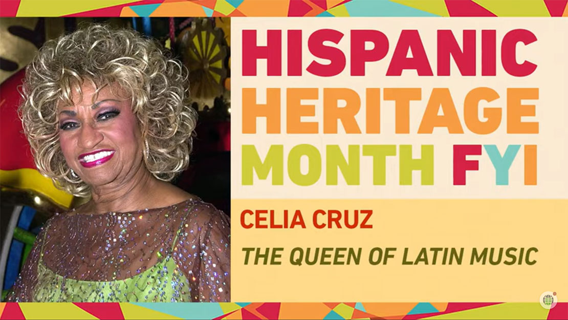 Hispanic Heritage Month: Celia Cruz
