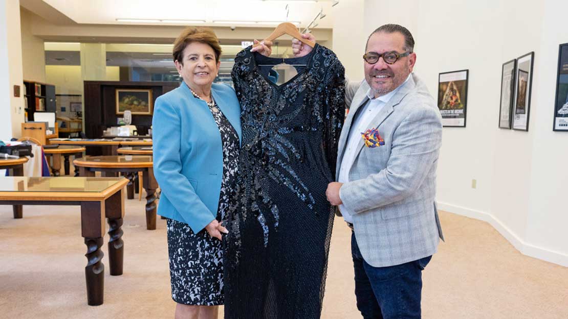 Azucar! Dress worn by Queen of Salsa donated to Cuban Heritage Collection