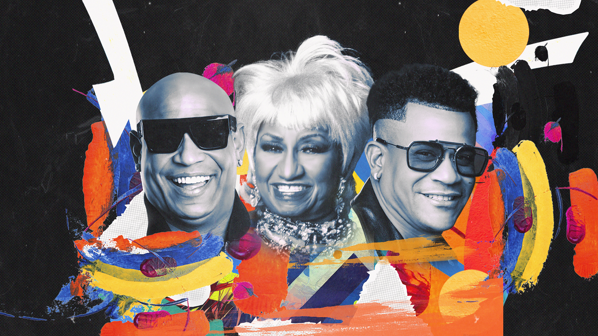 La colaboración de Gente de Zona con Celia Cruz incorpora las voces originales de la “Reina de la Salsa” en sus temas: “Ella Tiene Fuego” y “La Negra Tiene Tumbao”.