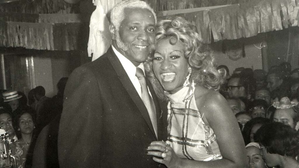 Celia Cruz y Pedro Knight